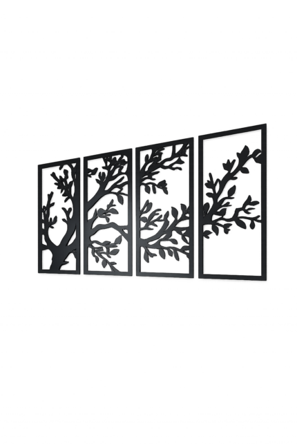 ענפי טבע – סט משרביות קיר דקורטיביות 4 חלקים